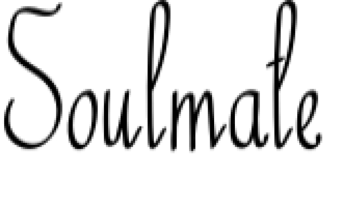 Soulmate Font Preview