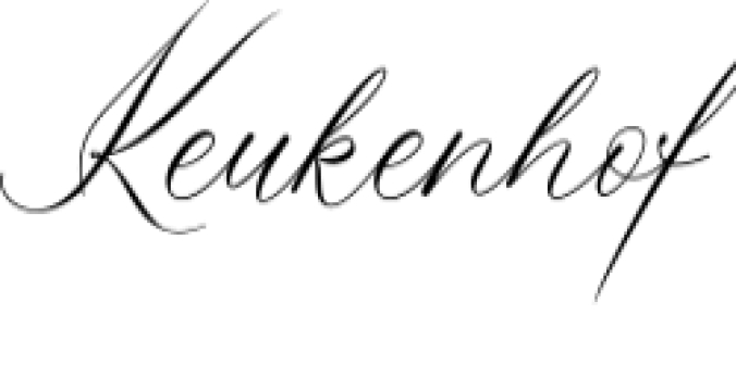 Keukenhof Font Preview