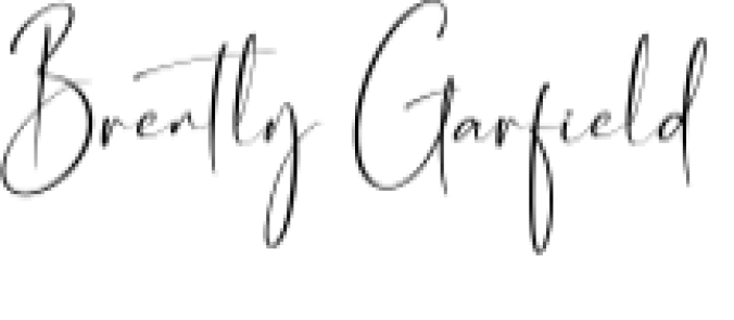 Brently Garfield Font Preview