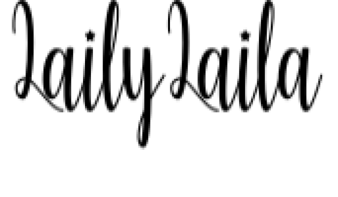 Laily Laila Font Preview