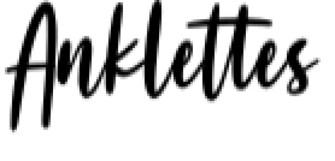 Anklettes Font Preview