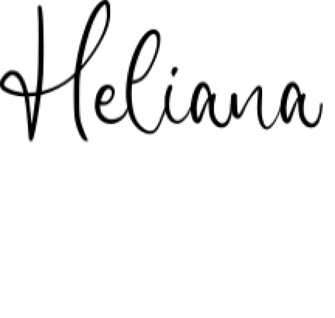 Heliana Font Preview