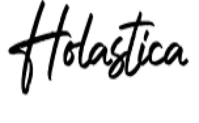 Holastica Font Preview