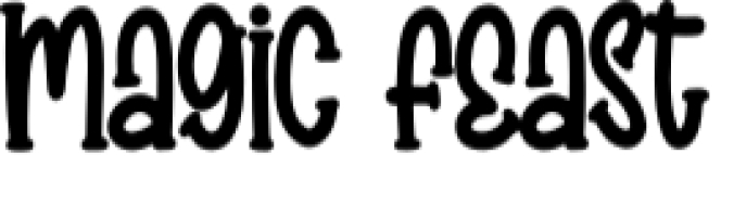 Magic Feast Font Preview