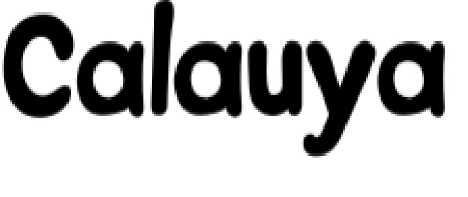 Calauya Font Preview