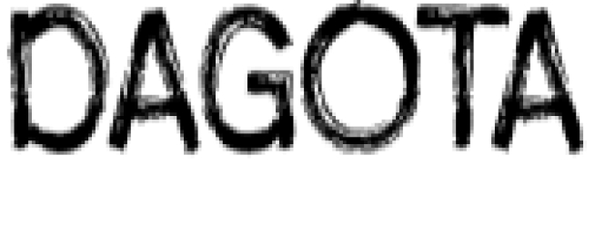 Dagota Font Preview