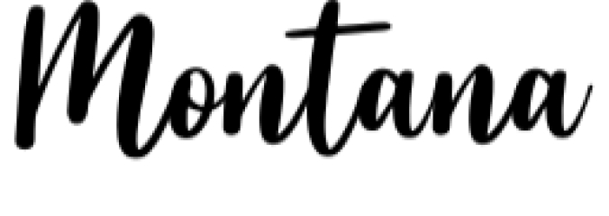 Montana Font Preview