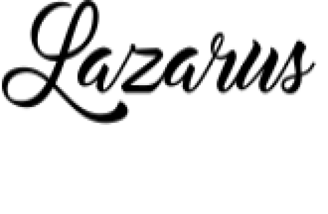 Lazarus Font Preview