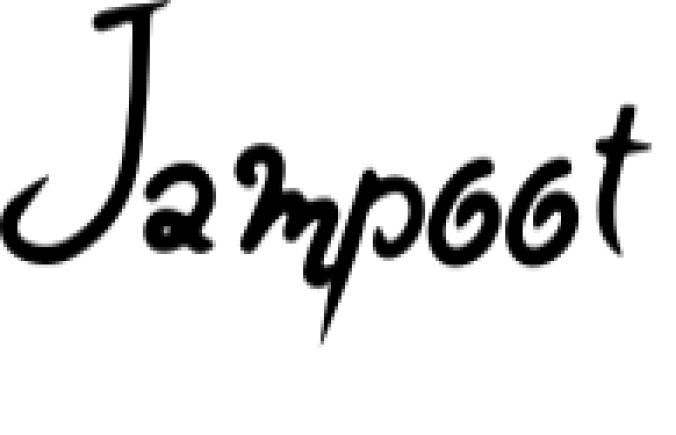 Jampoot Font Preview