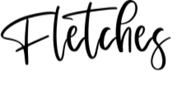 Fletches Font Preview