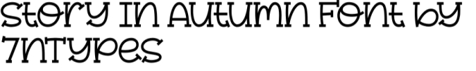 Story in Autumn Font Preview