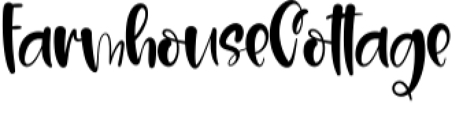 Farmhouse Cottage Font Preview