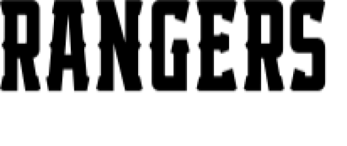Rangers Font Preview