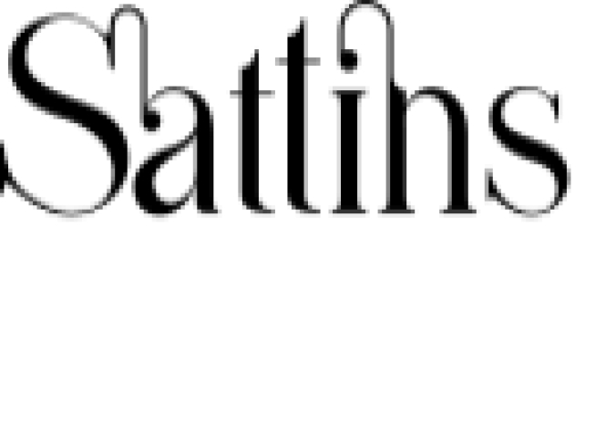 Sattins Font Preview