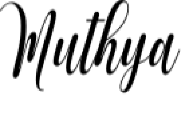 Muthya Font Preview
