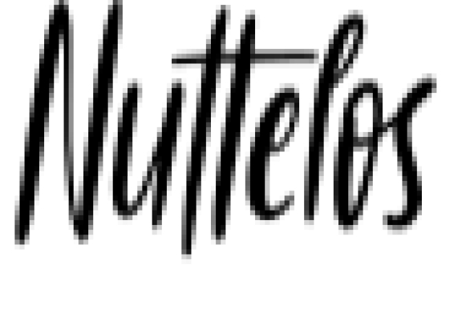 Nuttelos Font Preview