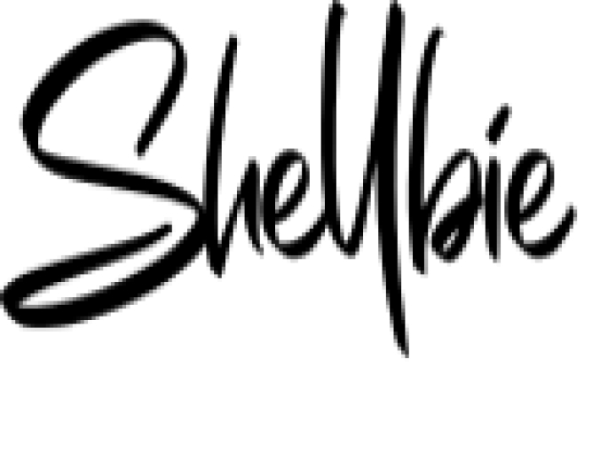 Shellbie Font Preview