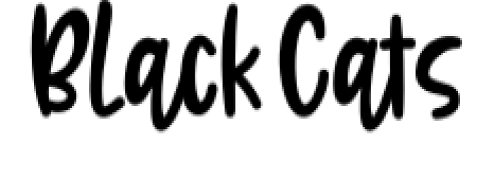 BlackCats Font Preview