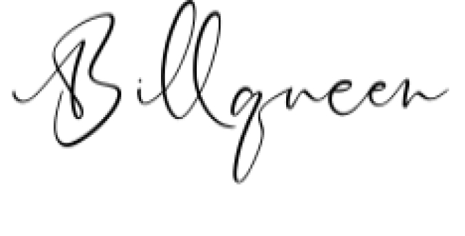 Billqueen Font Preview