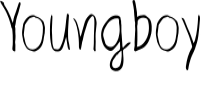 Youngboy Font Preview
