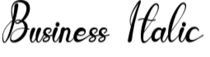 Business Font Preview