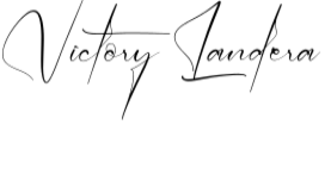 Victory Landera Font Preview