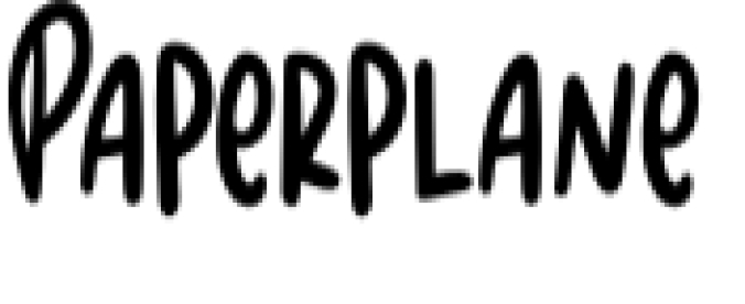 Paperplane Font Preview