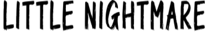 Little Nightmare Font Preview