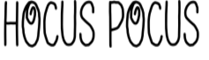Hocus Pocus Font Preview