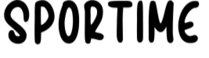 Sportime Font Preview