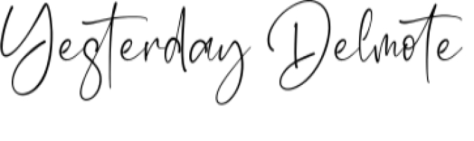 Yesterday Delmonte Font Preview