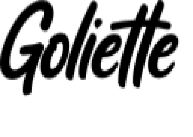 Goliette Font Preview