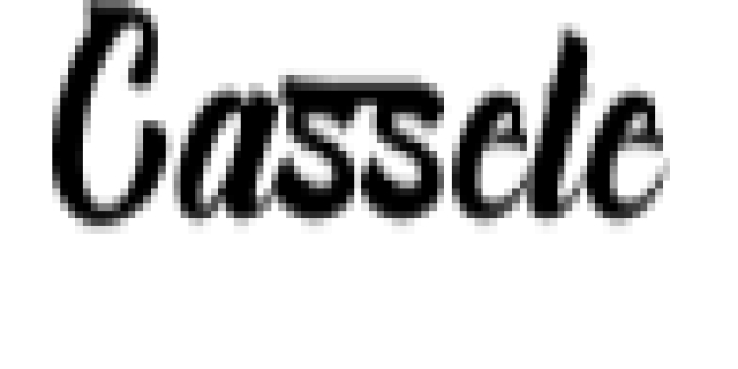 Cassete Script Font Preview
