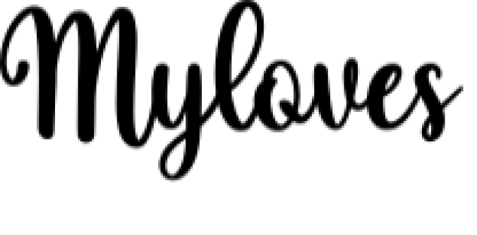 Myloves Font Preview