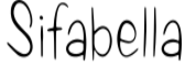 Sifabella Font Preview