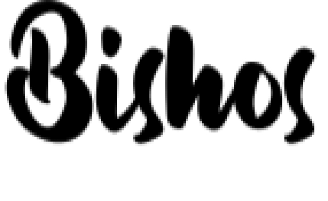Bishos Font Preview