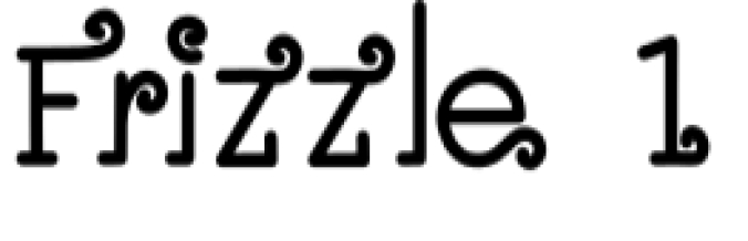 Frizzle Font Preview
