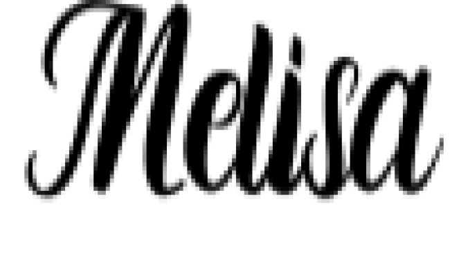 Melisa Font Preview