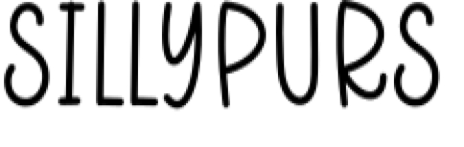 Sillypurs Font Preview
