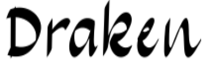 Draken Font Preview