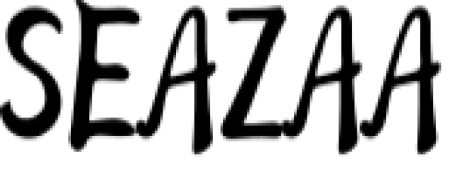 Seazaa Font Preview