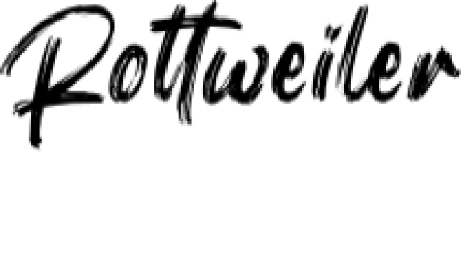 Rottweiler Font Preview
