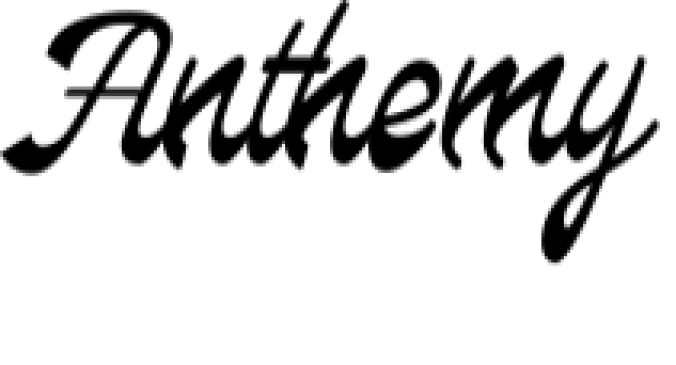 Anthemy Font Preview