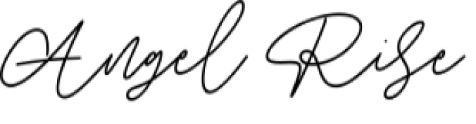 Angel Rise Font Preview