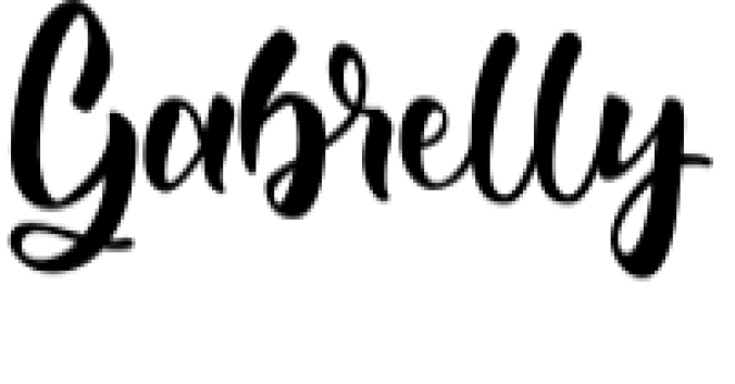 Gabrelly Font Preview