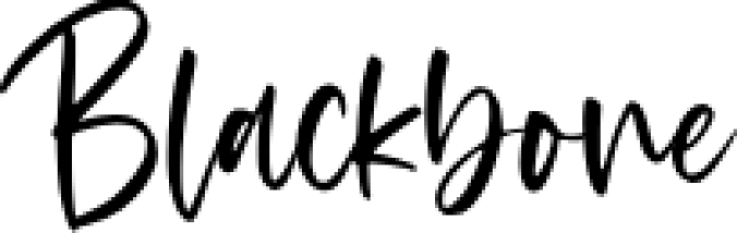 Blackbone Font Preview