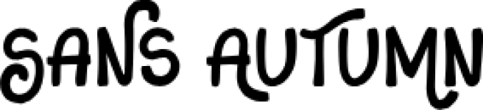 Sans Autum Font Preview