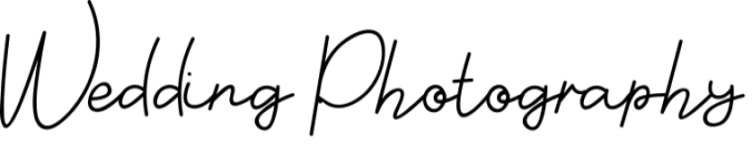 Wedding Photography Font Preview