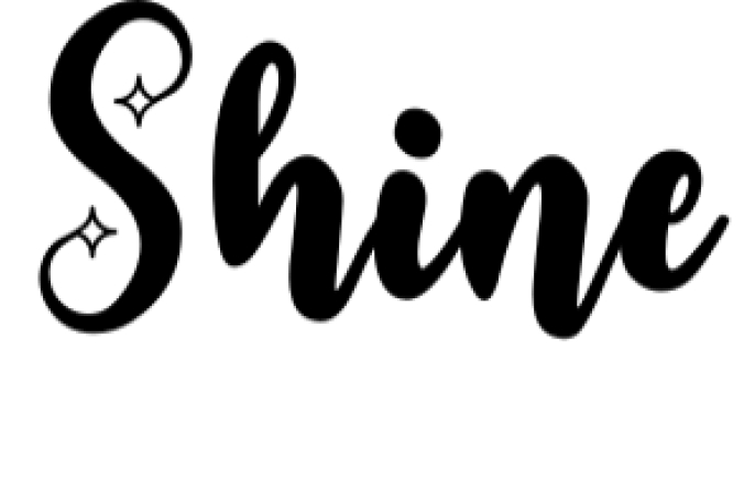 Shine Font Preview