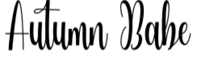 Autumn Babe Font Preview